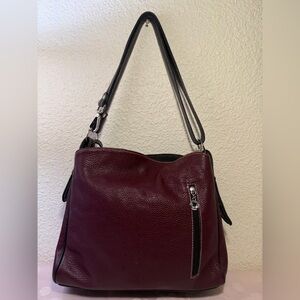 Chic Burgundy Shoulder Bag